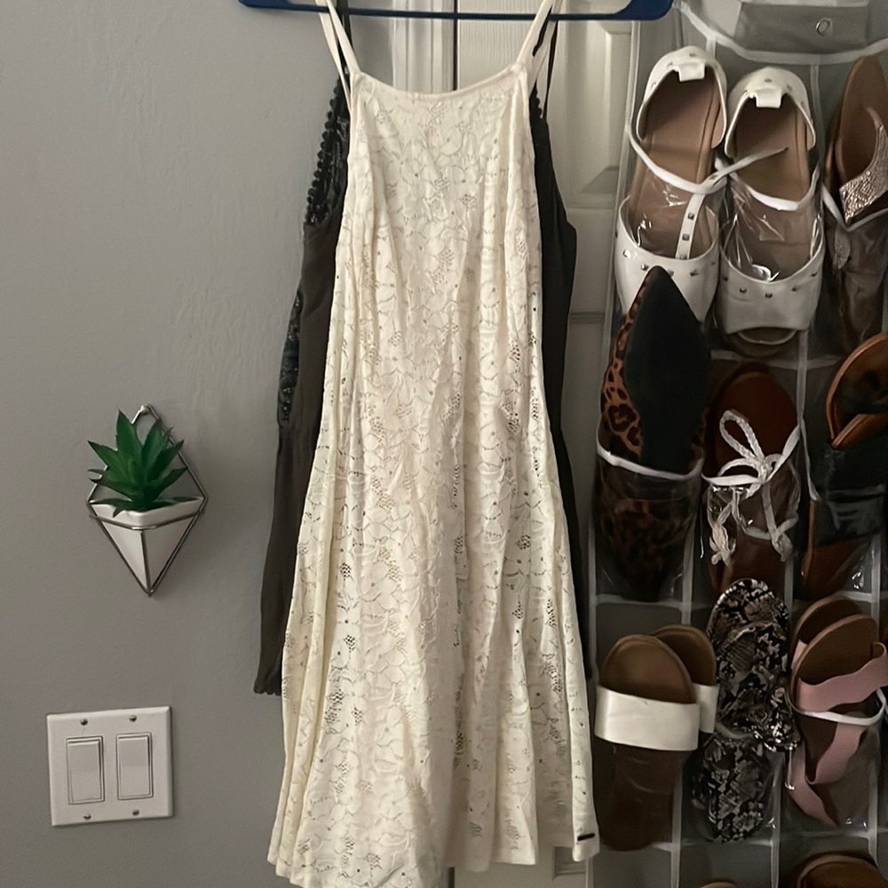 Cream lace sundress